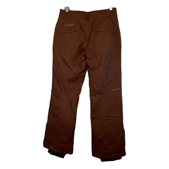 Columbia Omni-Sheild Snowboard Pants Brown Insulated Ski Snow Waterproof S - Picture 2 of 11